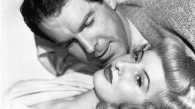 Bad policy: Fred McMurray and Barbara Stanwyck reside in film noir infamy in Billy Wilder's <i>Double Indemnity</i>.