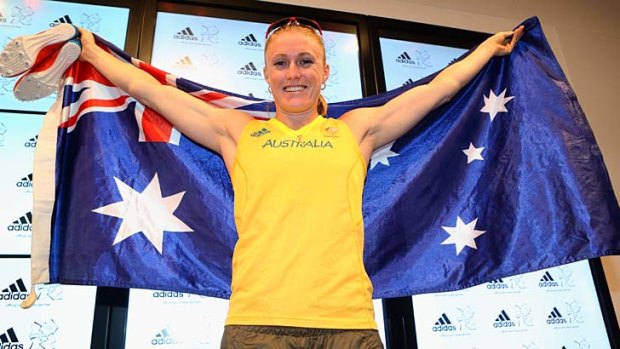 Going for gold ... Sally Pearson.
