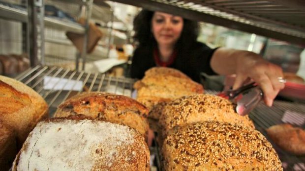 Sandra Cucuzza at her bakery Fatto a Mano.