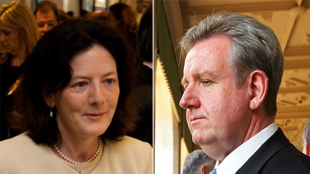 Catherine Cusack was locked out by the Premier, Barry O'Farrell.