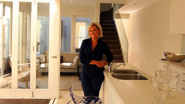 Model home: Shelly Barrett only tends to use her Paddington home during the week.