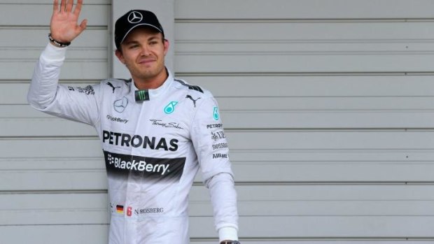 "I am not thinking about Singapore any more, only racing here and enjoying doing the job here": Rosberg.