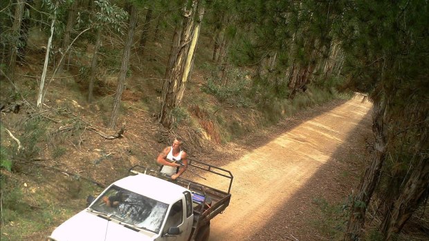 NSW Police said the driver refused to name the man waving a gun on the Jenolan State Forest road.