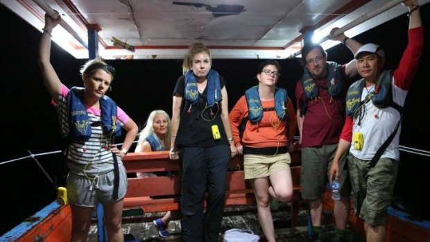 Life changing for some ... the participants experience a voyage on a typical asylum-seeker vessel.