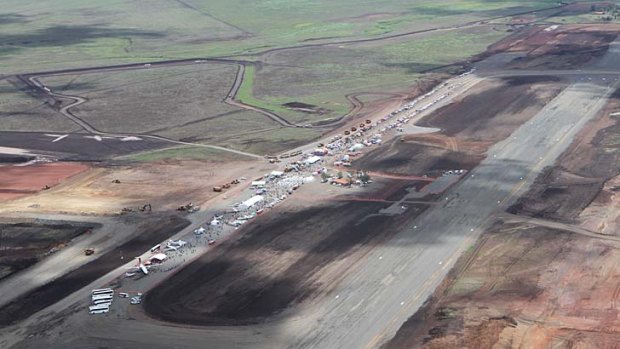 A photo of the Brisbane West Wellcamp Airport in November.