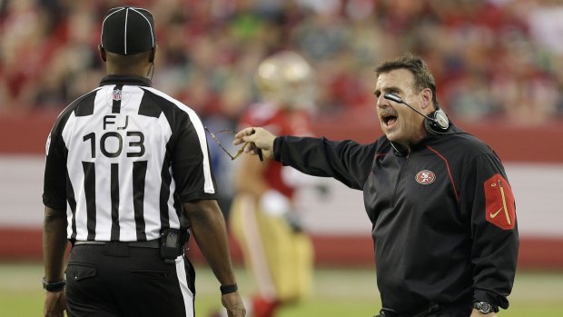 'My decision': San Francisco 49ers head coach Jim Tomsula defended his call to dump Hayne.
