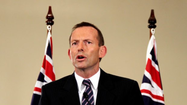 Tony Abbott launches the opposition's campaign in Brisbane.