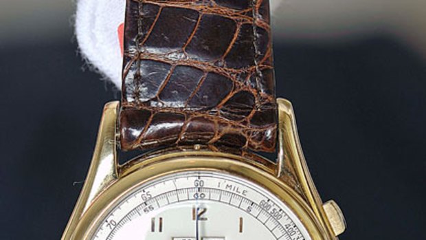 Museum piece ... This Patek Philippe watch fetched a record price at auction.