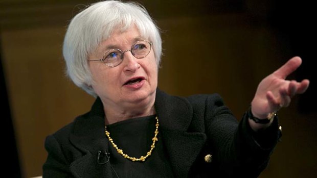 New US Federal Reserve chairman Janet Yellen.