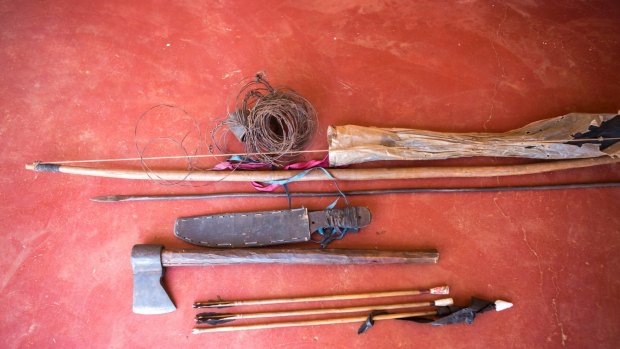 The poachers’ tools include iron bars fashioned into spears, their tips dipped in poison.