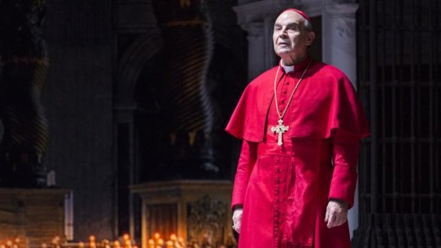 David Suchet as Cardinal Giovanni Benelli in The Last Confession.