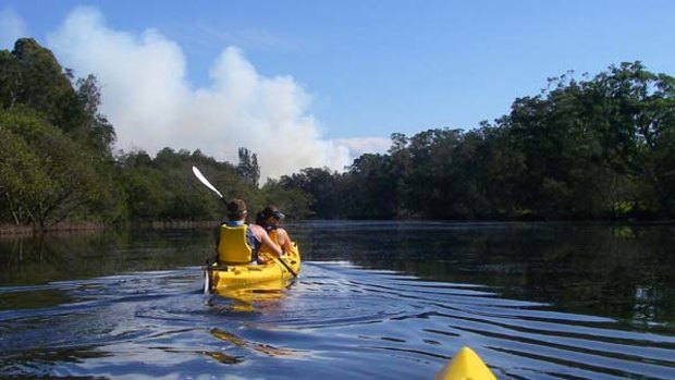 Tuross Lake is easy paddling for kayakers