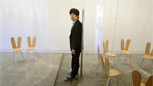 Japanese architect Ryue Nishizawa and his art installation in Paddington.