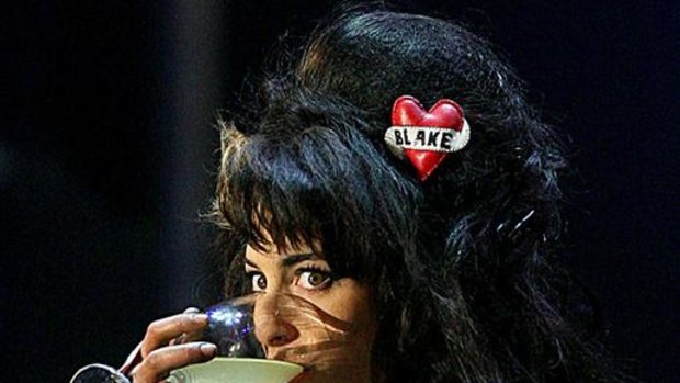 Drank herself to death ... Amy Winehouse.