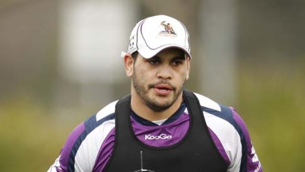 Boxing on ... Greg Inglis ended speculation about his future by signing for Brisbane this week.