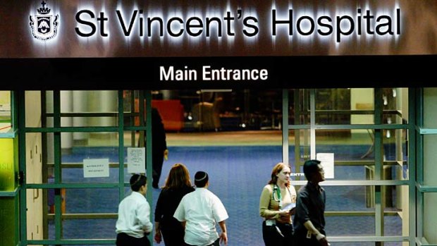 A St Vincent's Hospital spokeswoman said the transportation of bodies was dealt with by government contractors.