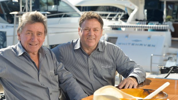 Keith Hanson, left, and Bruce Scott: they know boats.
