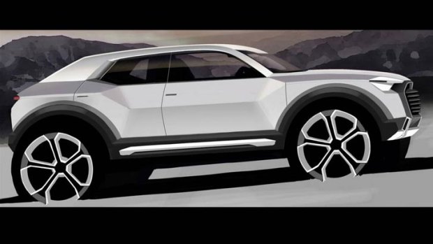 Audi Q1 concept.