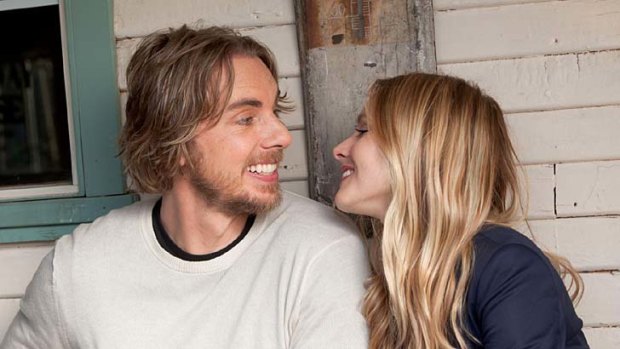 'Severely co-dependent' ... Dax Shepard and fiance, Kristen Bell.
