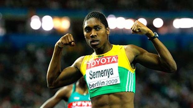 In the running again ... Semenya.