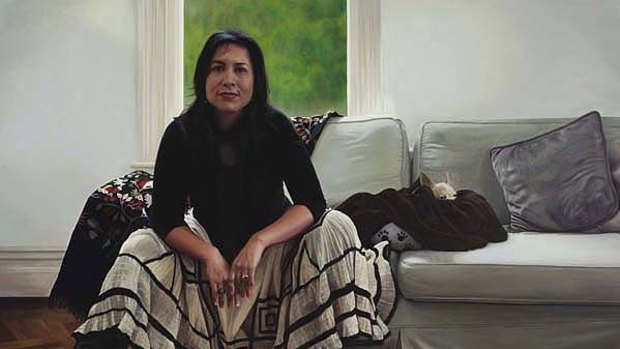 Finalist ... Christine O'Hagan's portrait of Kate Ceberano.