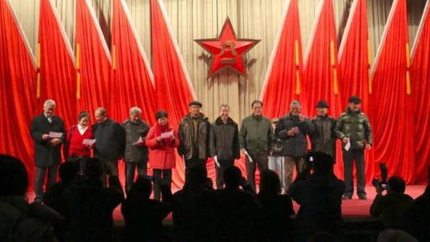 Descendants of the Communist Party's revolutionary heroes take the stage.