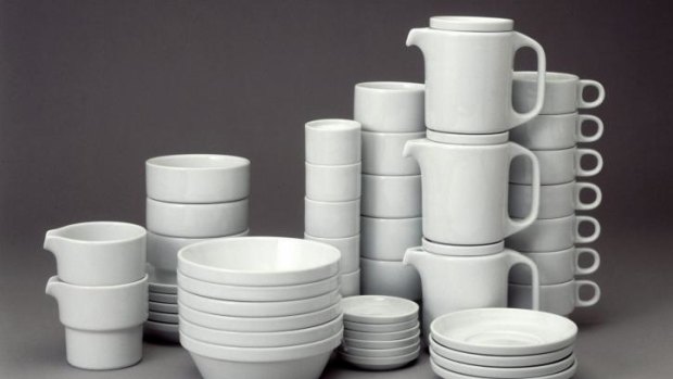 Instant classic: Ulm stackable tableware was one of the School of Design's success stories.