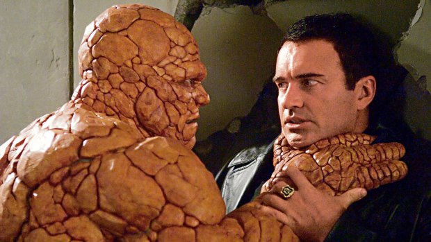 Julian McMahon and Michael Chklis in Fantastic Four II. To make it in Hollywood, persistence is crucial, says McMahon.