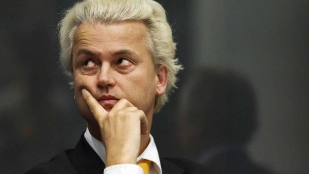 Applied for a visa ... Geert Wilders.