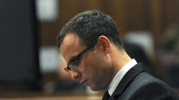 Oscar Pistorius appears in court over the alleged murder of his girlfriend Reeva Steenkamp.