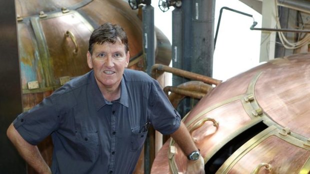 Wheat feats ... Malt Shovel head brewer Tony Jones.