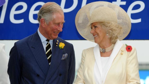 Old hand at races, Camilla the Duchess of Cornwall outshines the fashion competition at the Melbourne Cup 2012.