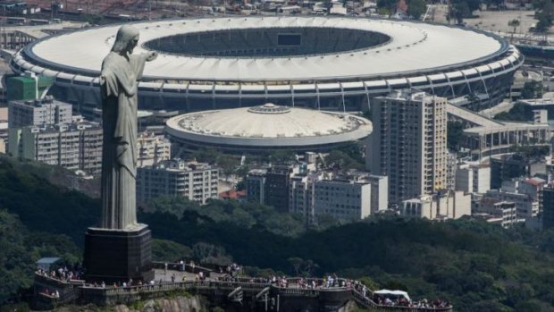 Divine intervention: Rio de Janeiro may need some help to be ready for the Olympics in 2016.