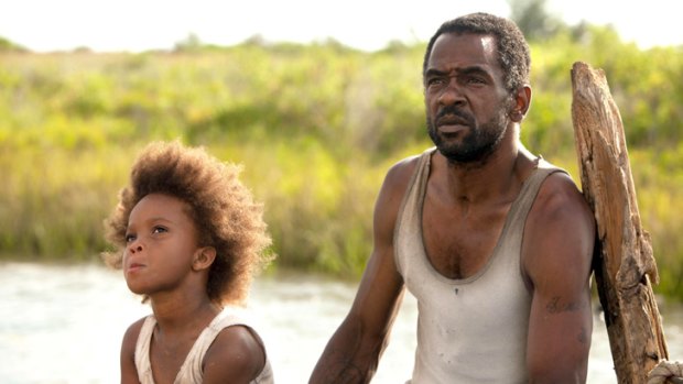 Stunning &#8230; Quvenzhane Wallis and Dwight Henry in <em>The Beasts of the Southern Wild</em>.