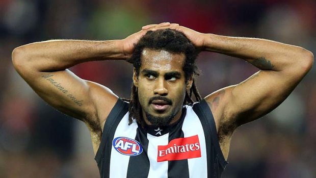 Not unusual: Magpie Harry O'Brien claims to experience racial discrimination every day.