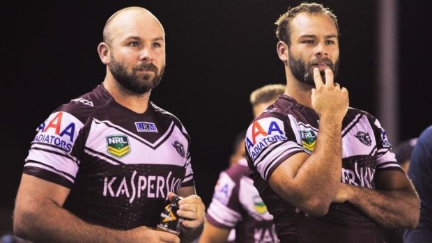 Brotherly bond: Glenn and Brett Stewart.