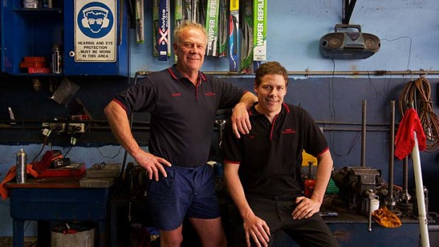 Team &#8230; Stephen and Clint, of Abel's Tyre &amp; Automotive.
