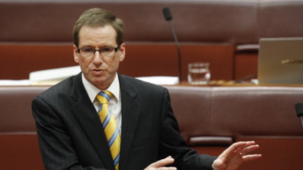 Steve Fielding ... won't back Tony Abbott.