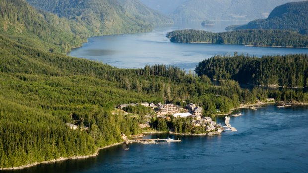 The Sonora Resort: The only way in and out is by water taxi up Campbell's River, seaplane or a thrilling 50-minute helicopter ride from Vancouver.