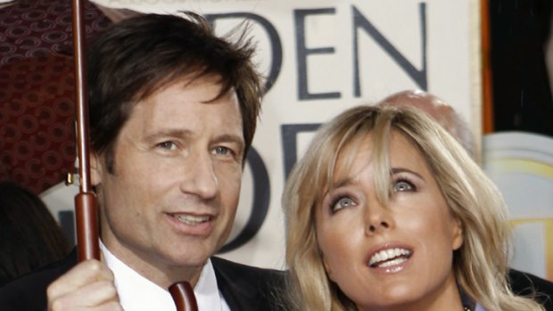 Separated ... David Duchovny and Tea Leoni have split up again.