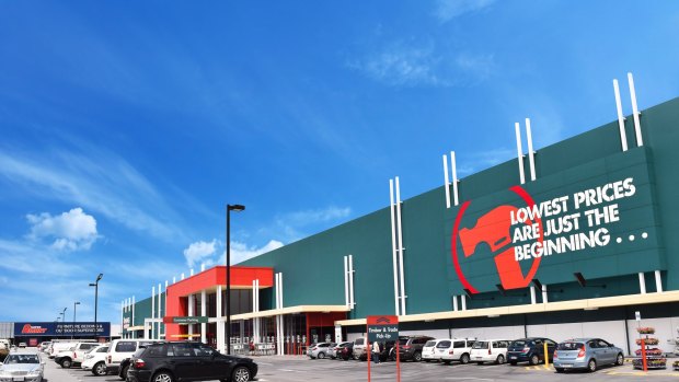 Bunnings has grown at an enormous rate over the past five years.