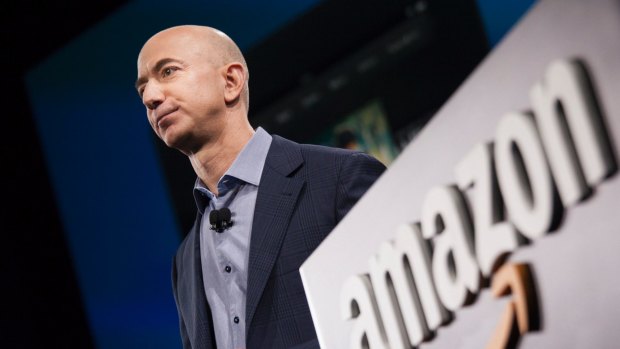 Strength to strength: Amazon founder Jeff Bezos.