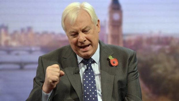Under pressure .... Chris Patten faces calls for his resignation from both sides of British politics.