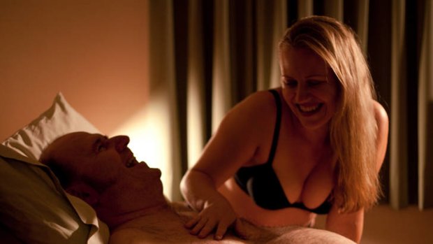 A scene from <i>Scarlett Road</i>, an Australian film about sex worker Rachel Wotton, who specialises in clients with disabilities.