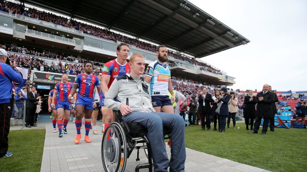 Support: Alex McKinnon has been working with the Newcastle Knights in player recruitment.