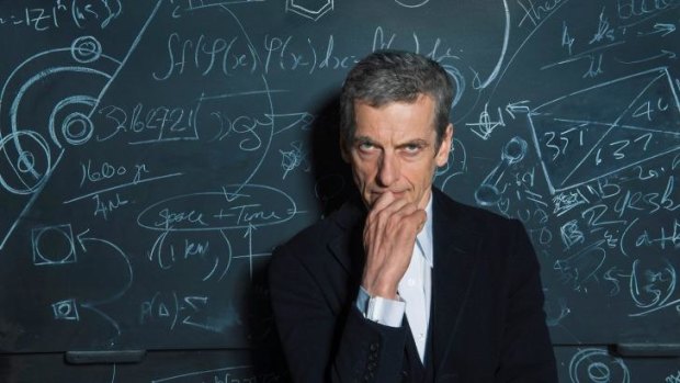 Peter Capaldi plays the Doctor.