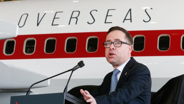Qantas chief executive Alan Joyce says demand for US flights remains strong despite the planned decrease in capacity.