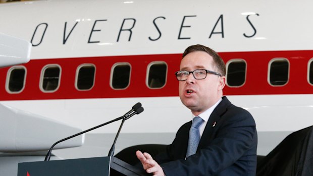 Qantas chief executive Alan Joyce says demand for US flights remains strong despite the planned decrease in capacity.