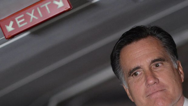 Torn both ways ... some Republicans are blaming Mitt Romney for being too moderate.