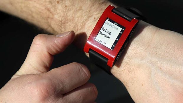 Versatile ... the Pebble smart watch.